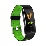 Groene Sport Mode F10 Armband Ondersteuning Hartslag Bloed Zuurstof Bloeddruk Sleep Monitor Calorie Burn Android en IOS