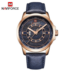 NAVIFORCE Merk Mens Fashion Business Mannen Horloges Quartz Horloge Datum Display Mannelijke Horloge Waterdicht Klok Relogio Masculino