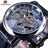 Forsining Chinese Stijl Ontwerp Mannen Horloge Top Merk Luxe Skelet Gent Mannelijke Sport Mechanische Mannelijke Klok Relogio Masculino