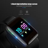 Smart Horloge Mannen Bloeddruk Waterdichte Smartwatch Vrouwen Hartslagmeter Fitness Tracker Horloge Sport Voor Android IOS