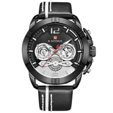 Mannen Horloge NAVIFORCE Luxe Merk Mode Sport Quartz Horloges Mannelijke Lederen Kalender Waterdicht Klok Voor Mannen Relogio Masculino