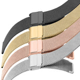 Q8 Smartwatch Metalen Vervanging Strap Roestvrij Stalen Band Zwart Zilver voor VERYFITEK Q8 Smart Horloge Accessoires