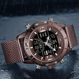 NAVIFORCE Horloge Mannen Sport Quartz Horloges Top Luxe Merk Rvs Waterdichte LED Digitale Horloge Relogio Masculino