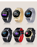 CV08C Smart Horloge IP67 Waterdicht Hartslag Bloeddruk Monitoring Fitness Tracker Bluetooth smartWatches Voor Android IOS Q8