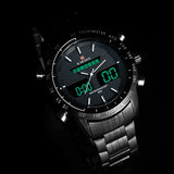 2017 Nieuwe Mode Mannen Horloges Luxe Merk mannen Quartz Analoge LED Klok Man Sport Militaire Polshorloge Relogio Masculino