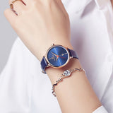 Top Brand NAVIFORCE Vrouwen Luxe Horloges Casual Lederen Waterdichte vrouwen Horloges Nieuwe Fashion Design Klok Relogio Feminino