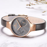 Vrouwen Horloges Top Brand Luxe Dames Quartz Horloge Vrouwelijke Lederen Dunne Polshorloge Fashion Casual Klok Relogio Feminino