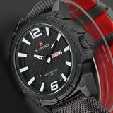 NAVIFORCE Mannen Militaire Quartz Horloges Mens Sport Waterdichte Horloges Mannelijke Nylon Strap Datum Analoge Klok Relogio Masculino