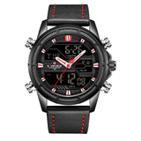 NAVIFORCE Luxe Merk mannen Militaire Sport Horloge Mannen Mode Leger Quartz Horloges Mannelijke Rvs LED Analoge Digitale Klok