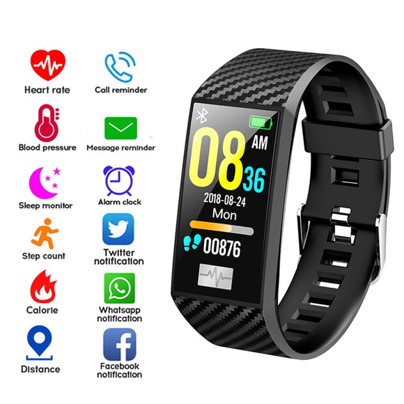 IP68 Waterdichte Smart Armband Band Met Hartslagmeter ECG Bloeddruk Fitness Tracker Wrisatband Smart Horloge