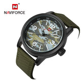 NAVIFORCE Top Luxe Merk Mannen Militaire Sport Horloges heren Quartz Datum Uur Klok Man Nylon Polshorloge Relogio Masculino