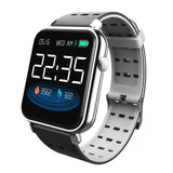 Gratis verzending Y6 pro Bluetooth smart watch real-time hartslag bloed zuurstof druk informatie mannen vrouwen mode sport horloge