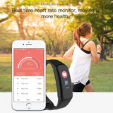 Rovtop C1Plus Smart Armband Kleur Scherm Bloeddruk Fitness Tracker Hartslagmeter Smart Band Sport voor Android IOS