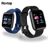 Rovtop Smartwatch D13 Smart Polsbandje Hartslagmeter Sport Horloge Fitness Tacker waterdicht Mannen Vrouwen Voor Android Apple Telefoon