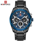 NAVIFORCE Nieuwe heren Horloge Luxe Merk Mode Sport Quartz Horloges Mannelijke Rvs Waterdichte Datum 24 Uur Display Klok