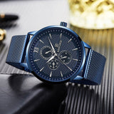 NAVIFORCE Nieuwe Mode Merk Mannen Militaire Horloge Heren Casual Sport Quartz Horloges Mannelijke Waterdichte Chronograaf Klok