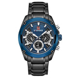 NAVIFORCE Nieuwe heren Horloge Luxe Merk Mode Sport Quartz Horloges Mannelijke Rvs Waterdichte Datum 24 Uur Display Klok