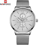 2018 NAVIFORCE Top Merk Luxe Mannen Horloge Business Quartz Horloges heren Rvs Mesh Klok Mannelijke Datum Sport Horloge