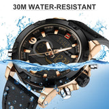 NAVIFORCE Luxe Merk Mannen Militaire Sport Horloges Heren LED Analoge Digitale Horloge Mannelijke Leger Lederen Quartz Klok Relogio Masculino