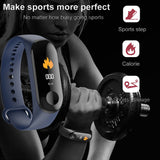 Rovtop M3 Plus Smart Polsbandje Hartslagmeter Smart Armband Horloge FitnessTracker Smart Band Met een vervanging Bandjes