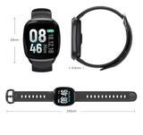 Smart Horloge Waterdicht GT103 Bloeddruk Fitness Tracker Sleep Monitor Muziek Controle Full Screen Touch voor iPhone Android IOS