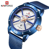 Mannen NAVIFORCE Horloges Top Merk Mens Fashion Sport Horloges mannen Waterdichte Quartz Horloge Mannelijke Datum Klok Relogio Masculino