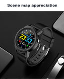 Mannen vrouwen smart watch DK02 waterdicht horloge hartslag fitness stappenteller tracker voor Android IOS sport horloges PK Q8 Q1 DZ09