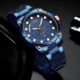 NAVIFORCE Mens Zakelijke Horloges Mode Mannen Luxe Quartz Waterdicht Horloge Datum Display Mannelijke Horloge Klok Relogio Masculino