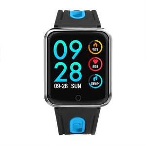 P68 vrouwen smart watch en horloge band hartslag bloeddruk oximeter stap fitness tracker waterdicht horloge voor Android IOS