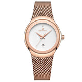 NAVIFORCE Vrouwen Horloges Top Brand Luxe Rvs Dames Horloge Vrouwen Mode Quartz Klok Reloj Mujer Relogio Feminino