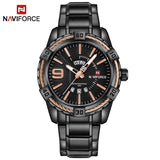 Merk Luxe NAVIFORCE Mannen Watche Nieuwe Mode Toevallige Waterdichte Horloges Mannen Volledige Steel Horloge Quartz Klok Relogio Masculino