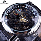 Forsining Chinese Stijl Ontwerp Mannen Horloge Top Merk Luxe Skelet Gent Mannelijke Sport Mechanische Mannelijke Klok Relogio Masculino