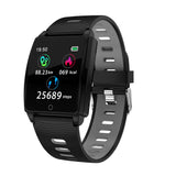 Nieuwe R17 smart armband 1.3 "HD kleur hartslag bloeddruk zuurstof fitness tracker waterdicht smart watch voor Android IOS mannen