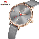 Top Brand NAVIFORCE Luxe Vrouwen Horloge Waterdicht Lederen Horloge Vrouwen Fashion Casual Horloge Vrouwelijke Klok Relogio Feminino