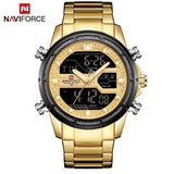 NAVIFORCE Top Luxe Merk Mannen Horloge Nieuwe Sport Fashion Quartz Horloge Waterdicht Rvs Mannen Kijken Relogio Masculino