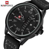 Top Luxe Merk NAVIFORCE Mannen Sport Horloges mannen Quartz Datum Klok Man Lederen Militaire Polshorloge Relogio Masculino