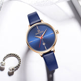 Top Brand NAVIFORCE Vrouwen Luxe Horloges Casual Lederen Waterdichte vrouwen Horloges Nieuwe Fashion Design Klok Relogio Feminino