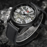 NAVIFORCE Top Luxe Merk Mannen Militaire Sport Horloges heren Quartz Datum Uur Klok Man Nylon Polshorloge Relogio Masculino