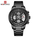 NAVIFORCE Horloge Mannen Mode Toevallige Sport Horloges Topmerk Waterdichte Militaire Quartz 24 Uur Wijzerplaat Mannelijke Klok Relogio Masculino