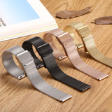 Q8 Smartwatch Metalen Vervanging Strap Roestvrij Stalen Band Zwart Zilver voor VERYFITEK Q8 Smart Horloge Accessoires