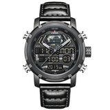 Heren Horloges Top Luxe Merk NAVIFORCE Mode Digitale Klok Mannen Quartz Sport Horloge Man Lederen Militaire Waterdicht Horloge