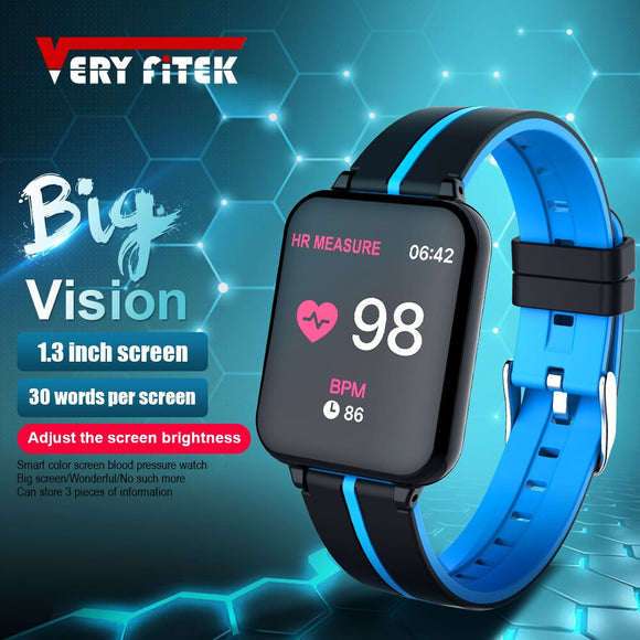 VERYFiTEK AW4A Bloeddruk Zuurstof Smart Horloge Fitness Armband Horloge Hartslagmeter IP67 Mannen Vrouwen Sport Smart horloge