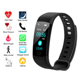 Y5 Smart Horloge Sport Fitness Activiteit Hartslag Tracker Bloeddruk polsband Waterdicht Smartband Stappenteller voor IOS Android