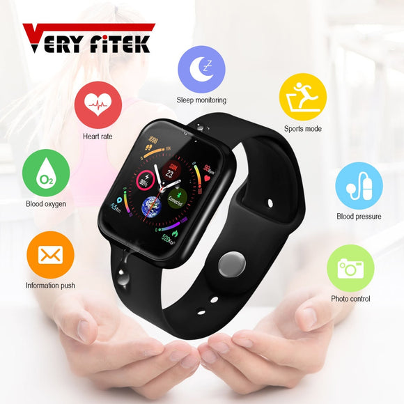 VERYFiTEK P70 Smartwatch Bloeddruk Hartslagmeter IP68 Fitness Armband Horloge Vrouwen Mannen Smart Horloge voor IOS Android