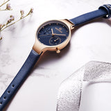 Vrouwen Horloges NAVIFORCE Top Brand Luxe Quartz Horloge Dames Lederen Datum Klok Mode Dial Ontwerp Dunne Vrouwelijke Horloge