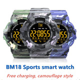 BM18 Smart Sport Armband Polsbandje Ondersteuning Wekker Klok Stopwatch Timer Duikhorloge Toepasselijk voor Xiaomi Smartphone Horloge