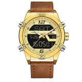 Mannen Horloge NAVIFORCE Nieuwe Luxe Fashion Quartz Horloges Heren Lederen Waterdicht Datum Week Analoge Klok Relogio Masculino