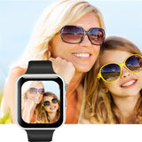 2 PCS A1 Horloge Bluetooth Smart Horloge Sport Stappenteller Met SIM Camera Smartwatch voor Android PK iwo 8 DZ09 horloge