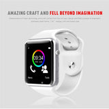 2 PCS A1 Horloge Bluetooth Smart Horloge Sport Stappenteller Met SIM Camera Smartwatch voor Android PK iwo 8 DZ09 horloge