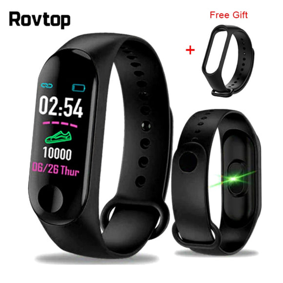 M3plus Smart Polsbandje Slimme Armband met Vervanging Bandjes Smart Band Hartslag Activiteit Fitness Tracker Smart Horloge M3 Pro